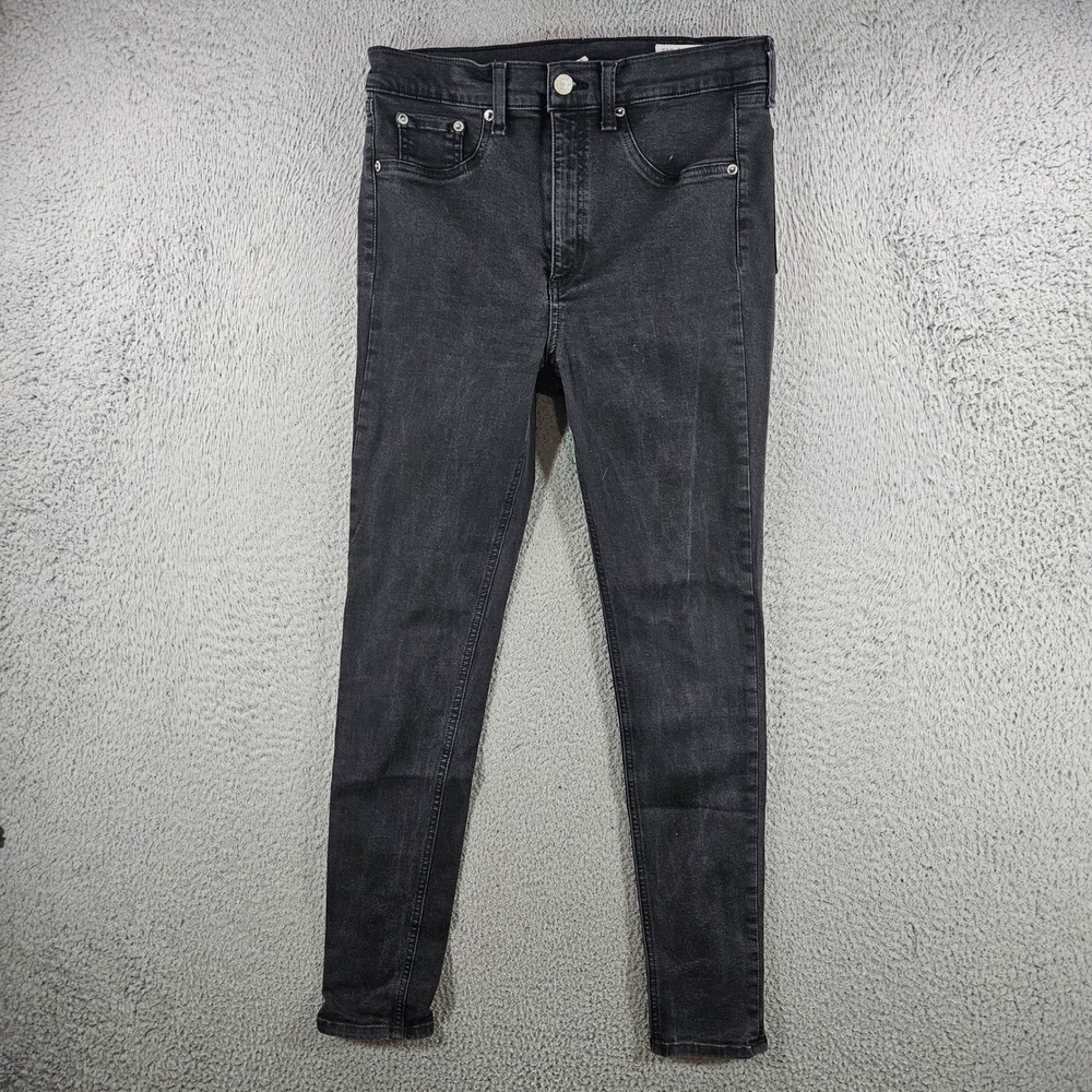 Rag & Bone Highโ Rise Ankle Skinny Jeans Black Size 30 Made in USA